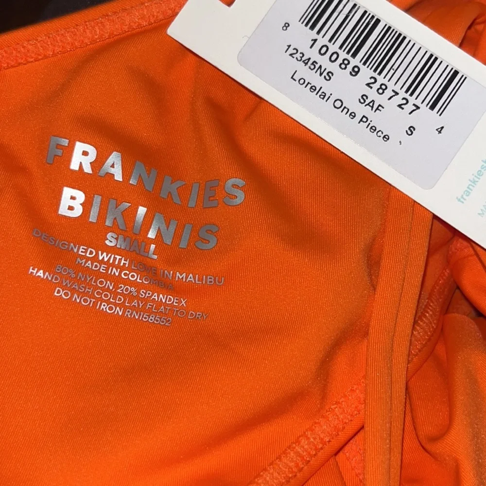 FRANKIE’S BIKINIS Lorelai Cheeky One Piece Swimsuit Sz S